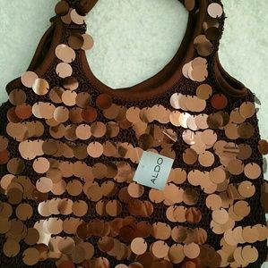 Vintage Crochet hobo purse BNWT